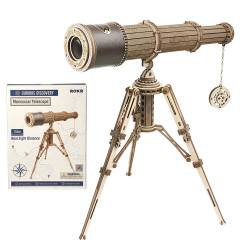 ROKR ST004 Monocular Telescope Wooden Model Kit