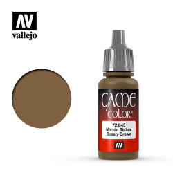 Vallejo Game Colour Beasty Brown Acrylic Paint 17ml Dropper Bottle 72043