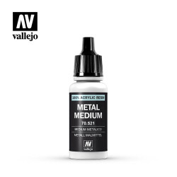 Vallejo 70.521 Metal Medium 17ml Dropper Bottle
