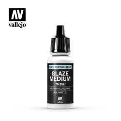 Vallejo 70.596 Glaze Medium 17ml Dropper Bottle