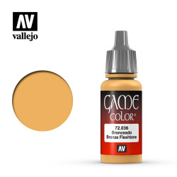 Vallejo Game Colour Bronze Fleshtone Acrylic Paint 17ml Dropper Bottle 72036
