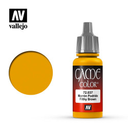 Vallejo Game Colour Filthy Brown Acrylic Paint 17ml Dropper Bottle 72037