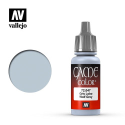 Vallejo Game Colour Wolf Grey Acrylic Paint 17ml Dropper Bottle 72047