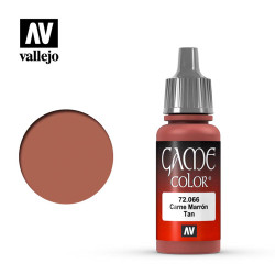 Vallejo Game Colour Tan Acrylic Paint 17ml Dropper Bottle 72066