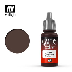 Vallejo Game Colour Smokey Ink Acrylic Paint 17ml Dropper Bottle 72068