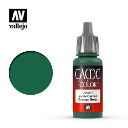 Vallejo Game Colour Cayman Green Acrylic Paint 17ml Dropper Bottle 72067