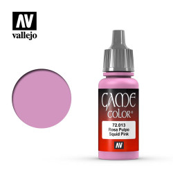 Vallejo Game Colour Squid Pink Acrylic Paint 17ml Dropper Bottle 72013