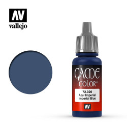 Vallejo Game Colour Imperial Blue Acrylic Paint 17ml Dropper Bottle 72020