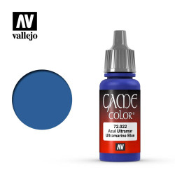 Vallejo Game Colour Ultramarine Blue Acrylic Paint 17ml Dropper Bottle 72022