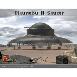Pegasus 9119 Haunebu II Flying Saucer 1:144 UFO Spaceship Plastic Model Kit