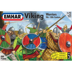 Emhar 7205 Viking Warriors 50 Plastic Figures 1:72 Model Kit