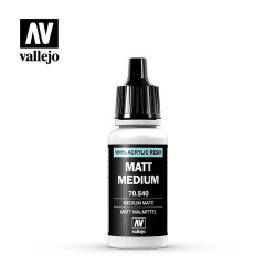 Vallejo 70.540 Matt Medium 17ml Paint Dropper Bottle