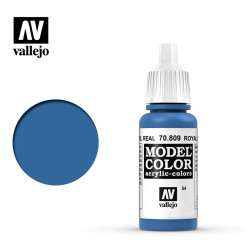 Vallejo 809 Model Colour Royal Blue 17ml Paint Dropper Bottle