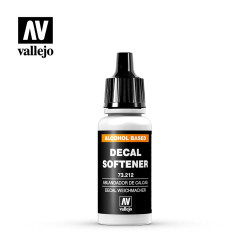 Vallejo 73212 Decal Softener Medium 17ml Paint Dropper Bottle