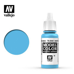 Vallejo 844 Model Colour Deep Sky Blue 17ml Paint Dropper Bottle