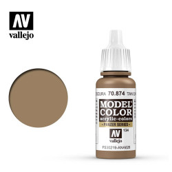 Vallejo 874 Model Colour Tan Earth 17ml Paint Dropper Bottle