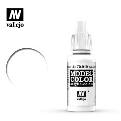 Vallejo 919 Model Colour Cold White 17ml Paint Dropper Bottle