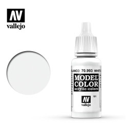 Vallejo 993 Model Colour White Grey 17ml Paint Dropper Bottle
