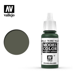 Vallejo 892 Model Colour Yellow Olive 17ml Paint Dropper Bottle