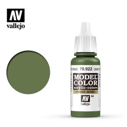 Vallejo 922 Model Colour Uniform Green 17ml Paint Dropper Bottle