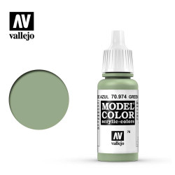 Vallejo 974 Model Colour Green Sky 17ml Paint Dropper Bottle