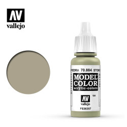 Vallejo 884 Model Colour Stone Grey 17ml Paint Dropper Bottle