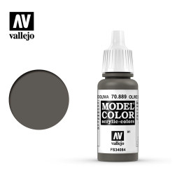 Vallejo 889 Model Colour Olive Brown 17ml Paint Dropper Bottle