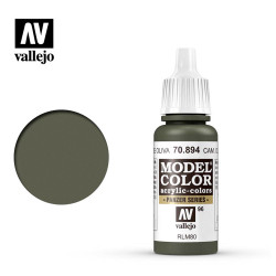 Vallejo 894 Model Colour Camouflage Olive Green 17ml Paint Dropper Bottle