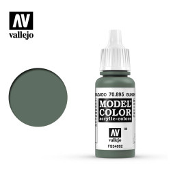 Vallejo 895 Model Colour Gunship Green 17ml Paint Dropper Bottle