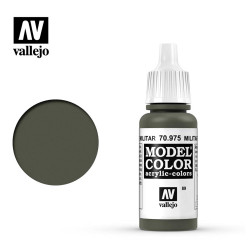 Vallejo 975 Model Colour Military Green 17ml Paint Dropper Bottle