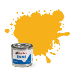 HUMBROL 154 Insignia Yellow Matt Enamel 14ml Model Kit Paint