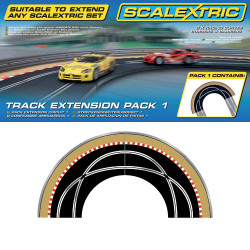 SCALEXTRIC C8526 SPORT STRAIGHT EXPANSION 1/32 SLOT CAR TRACK 4 PIECES OF C8205 