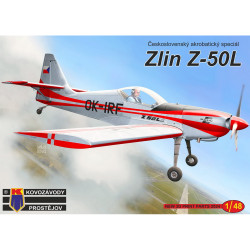 Kovozavody Prostejov 4828 Zlin Z-50L 'Lycoming Engine' 1:72 Model Kit