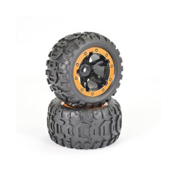 FTX 9742 Tracer Monster Truck Wheel/Tyres Complete (Pr) RC Car Spare Part