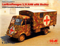 ICM 35417 Renault Lastkraftwagen 3,5t AHN 1:35 Military Vehicle Model Kit