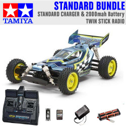 TAMIYA RC 58630 Plasma Edge II TT-02B 1:10 Standard Stick Radio Bundle