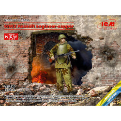 ICM 16013 WWII Assault Engineer Sapper 1:16 Figure Model Kit