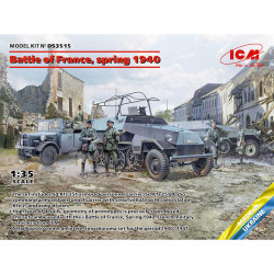 ICM DS3515 Battle of France Spring 1940 WWII 1:35 Model Kit Diorama Set