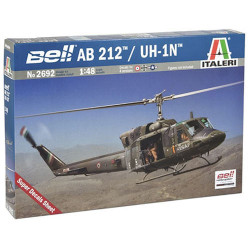 ITALERI Bell AB 212 /UH 1N Helicopter 2692 1:48 Aircraft Model Kit