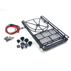Absima Metal Roofrack with LED Lights 1:10 Scale RC Accessory 2320123