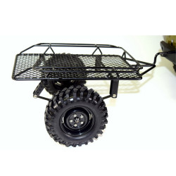 Absima Metal Trailer (Single Axle) 1:10 Scale RC Crawler Accessory 2320081