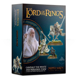 Games Workshop Middle Earth LOTR: Gandalf The White & Peregrin Took 30-40
