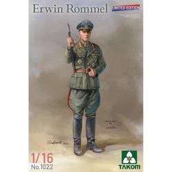 Takom 1022 Erwin Rommel WWII German Field Marshal LE Figure 1:16 Model Kit