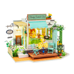 ROBOTIME Rolife Flowery Sweets & Teas 1:24 DIY Miniature Dollhouse DG146