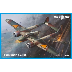 Mikro-Mir Fokker G-1a 1:48 Plane Plastic Model Kit