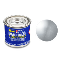 Revell Metallic Silver Email Colour Enamel - 14ml Model Paint No.90