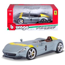 Bburago 1:24 Ferrari Monza SP1 Race & Play Diecast Model Toy Car 18-26027