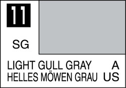 Mr. Hobby Mr. Colour - 011 - Light Gull Gray 10ml Acrylic Model Paint