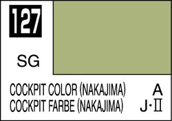 Mr. Hobby Mr. Colour - 127 - Cockpit Colour (Nakajima) 10ml Acrylic Model Paint