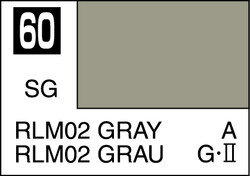 Mr. Hobby Mr. Colour - 060 - RLM02 Gray 10ml Acrylic Model Paint